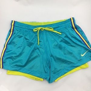 Nike Dri Fit Shorts with Compression Shorts Medium